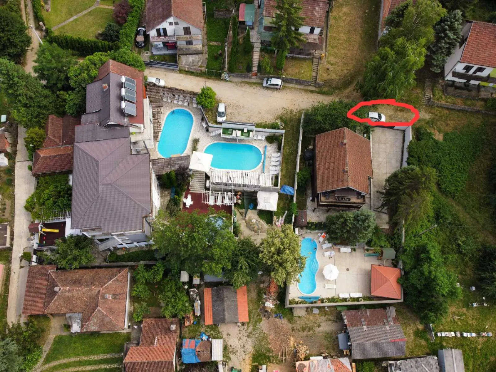 Dron snimak smeštaja Petra u Banji Vrujci