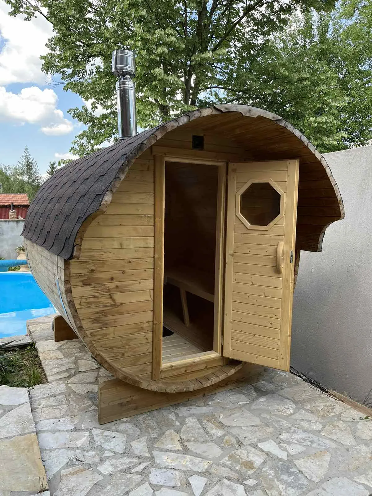 Finska bure-sauna u kompleksu Petra